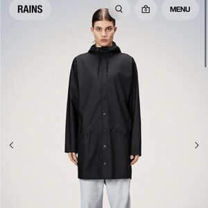 RAINS LONG JACKET THERMAL